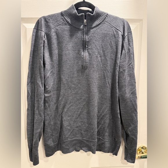 Smartwool Men’s Merino Wool 1/4 Zip Pullover Sweater Gray Size XL - Picture 4 of 11